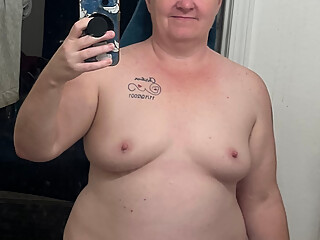 Trying out my New anal vibrating toy with BOB