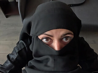 Cumshot on My Niqab Mia Niqab