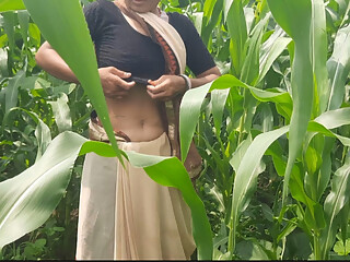 My real sister-in-law, the elder brother's housewife, had been asking for many days to make a mare in the open forest field and leave it, today I told my sister-in-law to farm maize in the open forest.