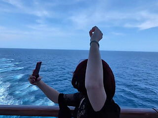 Fucked in the Public Toilet of the Boat