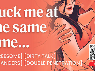 ASMR Audio Porn: Threesome MMF with Strangers in an Open Relationship - DP, Anal Sex & Dirty Talk - Erotic Audio