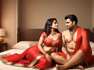 Hot Sexy Desi Indian Bhabhi in blue saree Fuck archita phukan