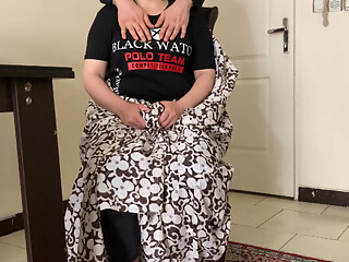 Iranian hijab milf came to my house