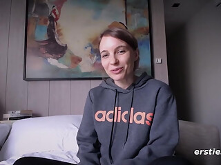 Ersties - Zoom meeting escalates into wet lesbian sex date