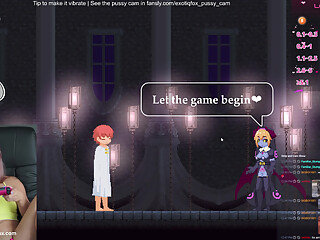 Castle of Temptation Stream 3 Cute Gooner Gamer Girl Masturbating ExotiqFox