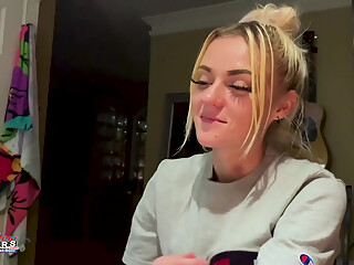 Manipulating my Sassy body rub girl into showing off body