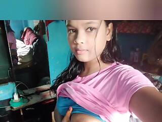 Homemade 6 Pink top desi girl.