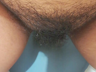 Hot indian aunty pissing in bathroom suddenly video take