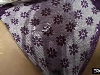 Cotton Panties Torn and Drenched