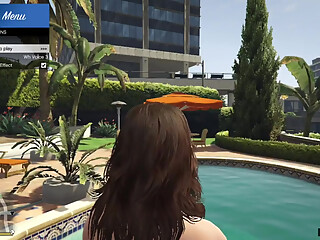 Trevor and Cheating wife amanda having sex in Pool While Husband is not there