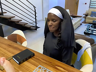 Young Nun Gets Fucked for the First Time by Her Stepdad