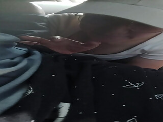 Midday Car Blowjob, Swallowing, Love, Perverted Mature Woman Blowjob