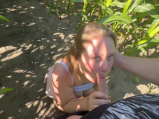 Unallowed Anal Adventure in a Cornfield - Too Sweet to Stay Good!