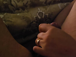 Step mom interracial handjob Singaporean step son big dick