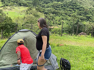 I Take My Rich Pregnant Honeymoon Girlfriend to a Campsite and End up Shoving My Rich, Huge Cock up Her Narrow Ass.