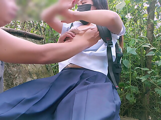19 YEAR OLD SCHOOLGIRL FUCK ON PUBLIC BY FARMBOY VIRAL RISKY