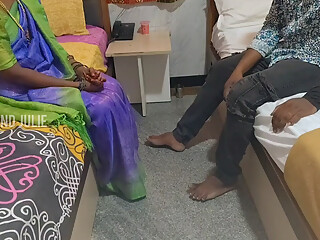 Step mom and step son having a sex front of step dad