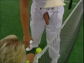 Her tennis coach rams her asshole