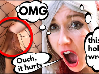 WRONG HOLE - Unexpected PAINFUL Anal Sex For Her Unprepared Asshole - Deepthroat, Squirt