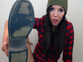 Lick my dirty shoes clean