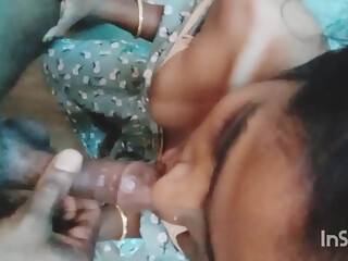 Indian desi Village Telugu Girl Blowjob Harder then Cum in Mouth with Bengali Boy Friend