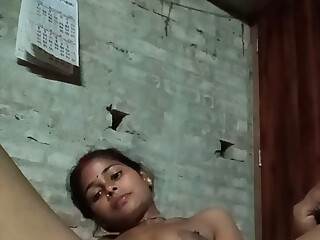 Asian housewife self satisfaction with banana