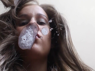 Spitting all over your face