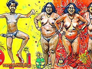 Festival TRIHOLES Cracking Happy DIWALI