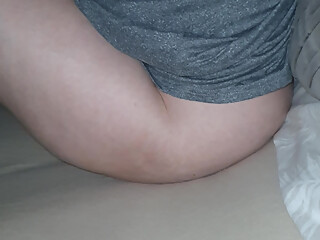 Step mom surprises step son big dick while watching a movie