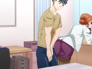 Female Doctor Getting Ruthlessly Fucked by Her Boy on the Examination Table