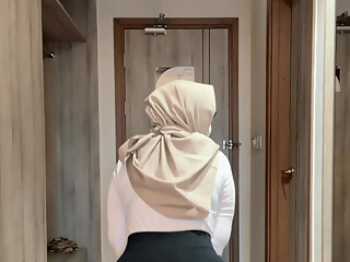 My lover warming up before jogging looks mentul breasts