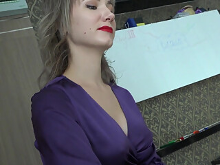 Teacher Makes College Boys Foot Fetish Fantasy Come True