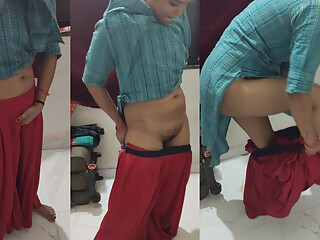 Village girl desi stail me God me Udake cudai Kiya Dewar Ji Ne