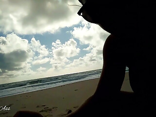 Drinking Pee in Beach and Street