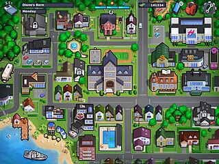 Summertime saga: stepmom gives a handjob to her stepson in the car ep 171,172