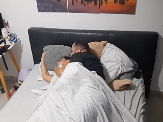 In the morning with my husband I ask him to come inside.