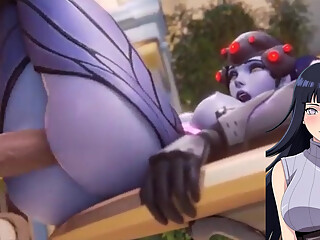 3D BLUE beautiful ASS GIRL rough sex