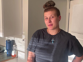 Tomboy and the delivery guy