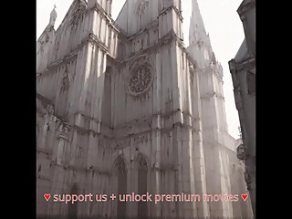 Young Horny Virgin Boy Creampie Big Tits Sacred Nun in Church