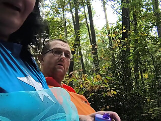 Naughty Actress Outdoor Scene Escapee Trying to Get in the Pussy