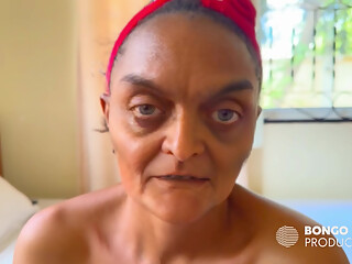 My Horny Sad Granny Wanted to Suck My Dick and Fuck Me Too, Her Pussy Wanted My Dick so Bad