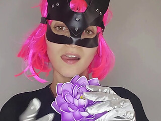 I'm getting wild! My natural tits and kitten mask want to scream