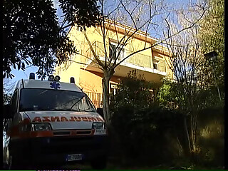 Sexy doctor hard fucked in an ambulance