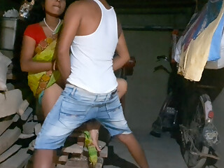 Indian Aunty With young boy