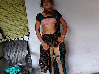 The maid mopping in wet clothes is undressing in front of the owner to get her ass kicked sexy in wet clothes