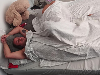 I ask my horny stepdad to have sex and fill my pussy.