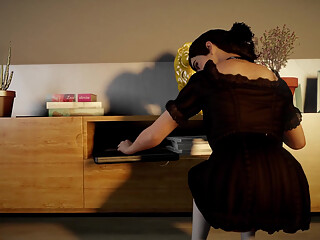 Ellie Got Cot Riding a Dildo