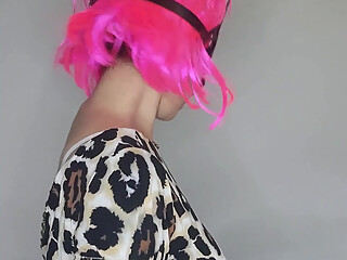 I'm exploring my body while wearing my darling kitten mask & big tits