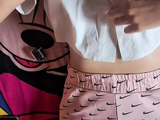 COLOMBIAN TOUCHES AND MASTURBATES IN FRONT OF HER STEPFATHER